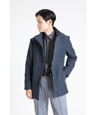 MKBJU30130 MK MICHEL KLEIN HOMME(MKミッシェルクランオム) フローラルストライプジャガードシャツ ブラック(94)
