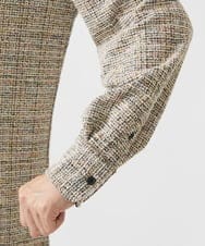 MKBJX06130 MK MICHEL KLEIN HOMME(MKミッシェルクランオム) 【アンサンブル対応】長袖シャツ/BUZZツィードジャージ ダークグレー