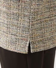 MKBJX06130 MK MICHEL KLEIN HOMME(MKミッシェルクランオム) 【アンサンブル対応】長袖シャツ/BUZZツィードジャージ ダークグレー