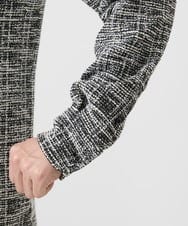 MKBJX06130 MK MICHEL KLEIN HOMME(MKミッシェルクランオム) 【アンサンブル対応】長袖シャツ/BUZZツィードジャージ ダークグレー