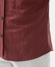 MKBJX32110 MK MICHEL KLEIN HOMME(MKミッシェルクランオム) 【大きいサイズあり】七分袖シャツ/ミストワッシャーカノコ パープル
