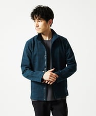 MKCAF30130 MK MICHEL KLEIN HOMME(MKミッシェルクランオム) 【洗える】スタンド襟カーディガン ネイビー