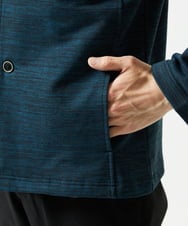 MKCAF30130 MK MICHEL KLEIN HOMME(MKミッシェルクランオム) 【洗える】スタンド襟カーディガン ネイビー