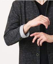 MKCAF30130 MK MICHEL KLEIN HOMME(MKミッシェルクランオム) 【洗える】スタンド襟カーディガン ブラック