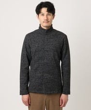 MKCAF30130 MK MICHEL KLEIN HOMME(MKミッシェルクランオム) 【洗える】スタンド襟カーディガン ブラック