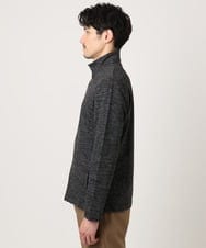 MKCAF30130 MK MICHEL KLEIN HOMME(MKミッシェルクランオム) 【洗える】スタンド襟カーディガン ブラック