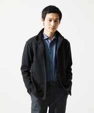 MKCAF52150 MK MICHEL KLEIN HOMME(MKミッシェルクランオム) 【ストレッチ】スタンドカラーカーディガン「TECEASY2025AW」 カーキ
