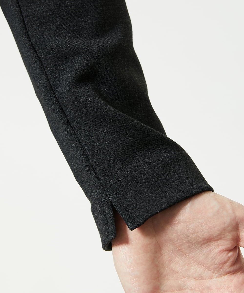 MKCAF52150 MK MICHEL KLEIN HOMME(MKミッシェルクランオム) 【ストレッチ】スタンドカラーカーディガン「TECEASY2025AW」 カーキ