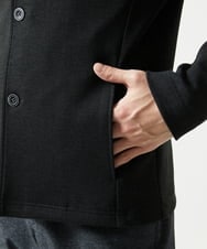 MKCAF52150 MK MICHEL KLEIN HOMME(MKミッシェルクランオム) 【ストレッチ】スタンドカラーカーディガン「TECEASY2025AW」 カーキ