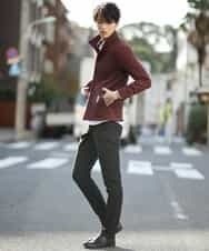 MKCAL15120 MK MICHEL KLEIN HOMME(MKミッシェルクランオム) カーディガン／フリースバイヤスキモウ パープル
