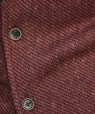 MKCAL15120 MK MICHEL KLEIN HOMME(MKミッシェルクランオム) カーディガン／フリースバイヤスキモウ パープル