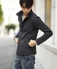 MKCAL15120 MK MICHEL KLEIN HOMME(MKミッシェルクランオム) カーディガン／フリースバイヤスキモウ ブラック
