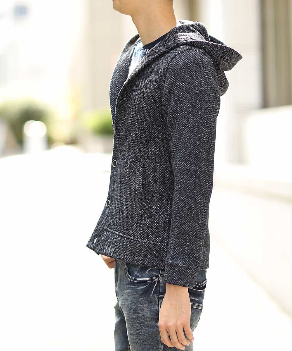 MKCAL62100 MK MICHEL KLEIN HOMME(MKミッシェルクランオム) パーカー／フリースバイヤスキモウ ネイビー