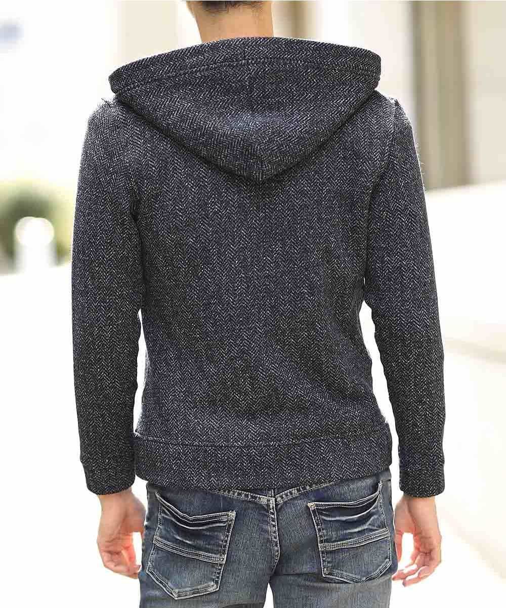 MKCAL62100 MK MICHEL KLEIN HOMME(MKミッシェルクランオム) パーカー／フリースバイヤスキモウ ネイビー