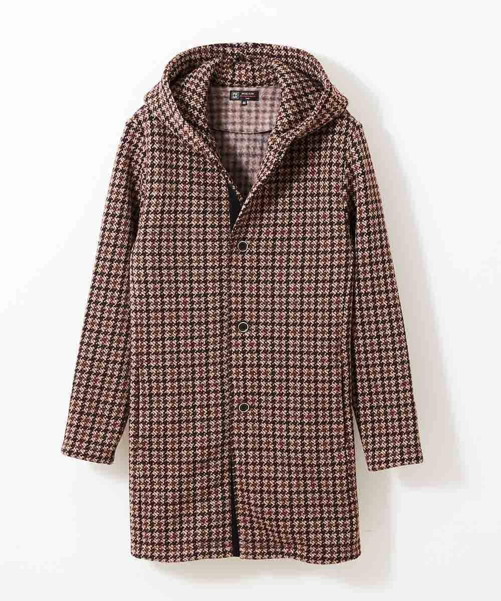 MKCAO21130 MK MICHEL KLEIN HOMME(MKミッシェルクランオム) 【ワンマイルウェア】ガンクラブフリースキモウ ブラウン