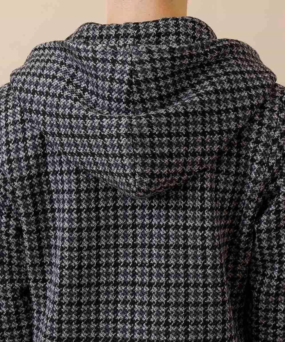 MKCAO21130 MK MICHEL KLEIN HOMME(MKミッシェルクランオム) 【ワンマイルウェア】ガンクラブフリースキモウ ブラック