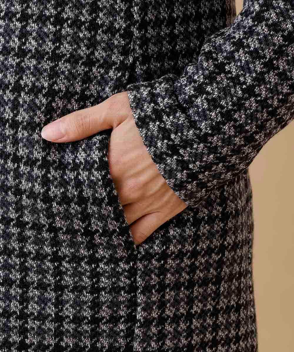 MKCAO21130 MK MICHEL KLEIN HOMME(MKミッシェルクランオム) 【ワンマイルウェア】ガンクラブフリースキモウ ブラック