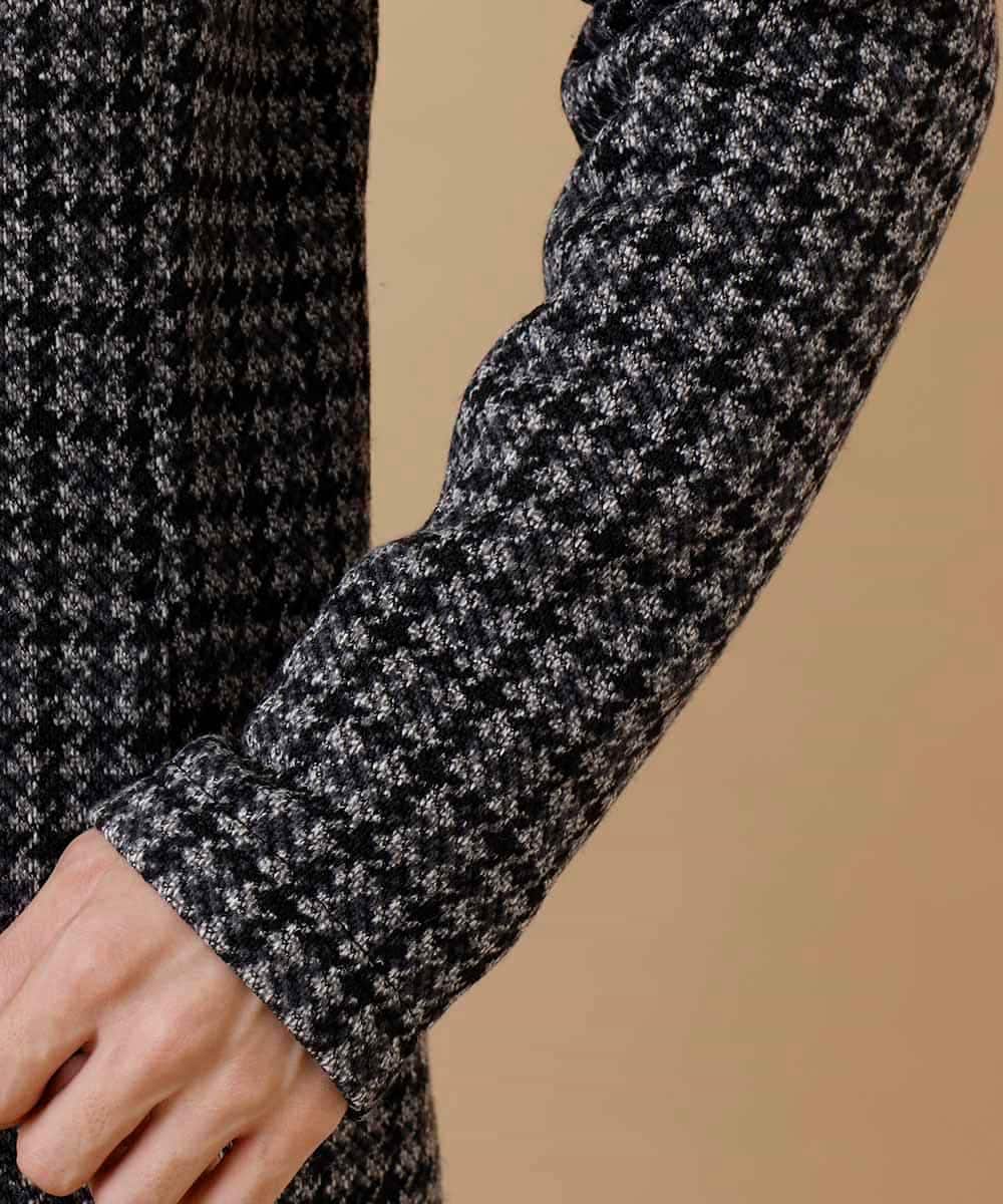 MKCAO21130 MK MICHEL KLEIN HOMME(MKミッシェルクランオム) 【ワンマイルウェア】ガンクラブフリースキモウ ブラック