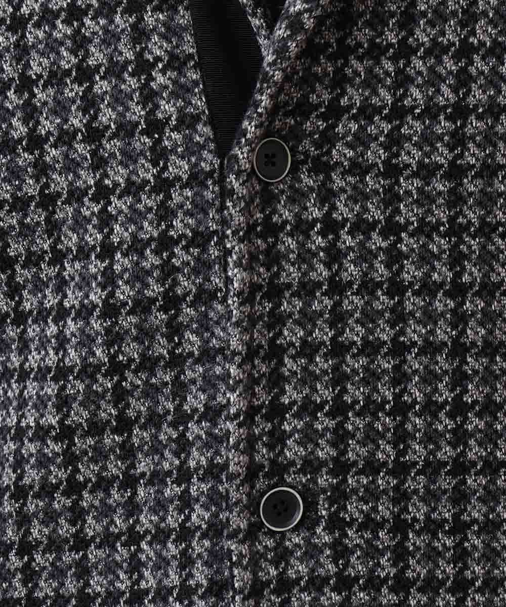 MKCAO21130 MK MICHEL KLEIN HOMME(MKミッシェルクランオム) 【ワンマイルウェア】ガンクラブフリースキモウ ブラック