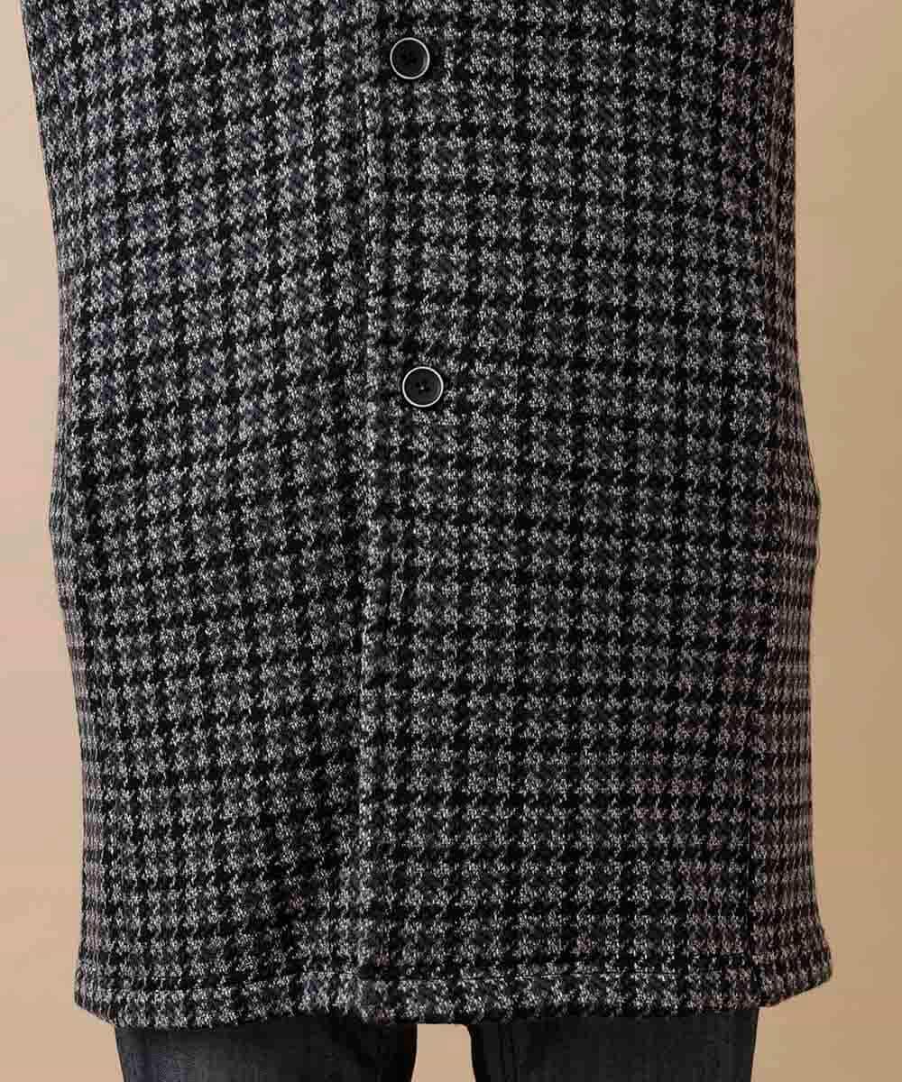 MKCAO21130 MK MICHEL KLEIN HOMME(MKミッシェルクランオム) 【ワンマイルウェア】ガンクラブフリースキモウ ブラック