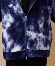 MKCAO22100 MK MICHEL KLEIN HOMME(MKミッシェルクランオム) 限定プライス【マジ軽BOA】タイダイボアブルゾン ネイビー