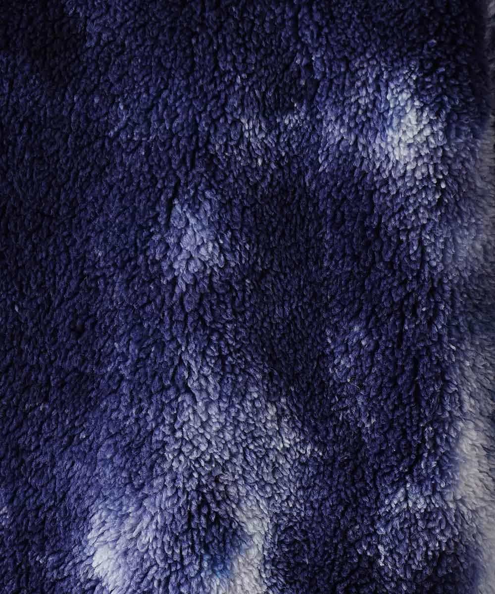 MKCAO22100 MK MICHEL KLEIN HOMME(MKミッシェルクランオム) 限定プライス【マジ軽BOA】タイダイボアブルゾン ネイビー