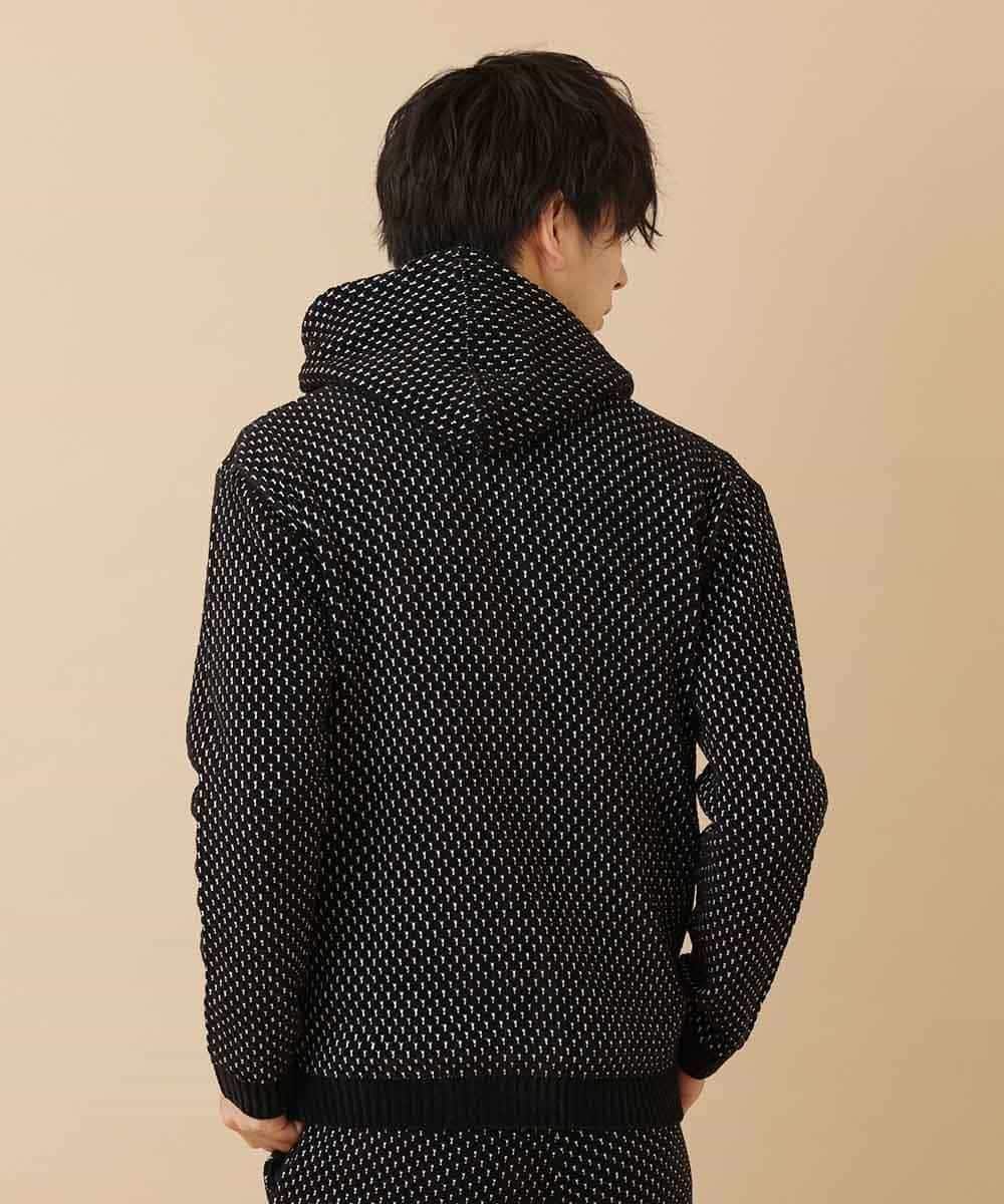 MKCAO45070 MK MICHEL KLEIN HOMME(MKミッシェルクランオム) 【ワンマイルウェア】モールパーカー ブラック(94)