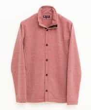 MKCAP61100 MK MICHEL KLEIN HOMME(MKミッシェルクランオム) 『快適/フィット感』スノーフェイスジャガードスタンドカーディガン パープル