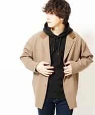 MKCAR34140 MK MICHEL KLEIN HOMME(MKミッシェルクランオム) ラペル型ジャケット ベージュ