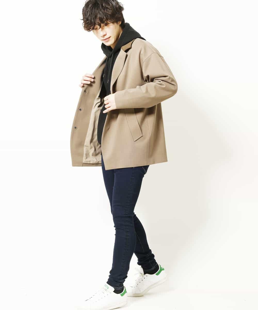 MKCAR34140 MK MICHEL KLEIN HOMME(MKミッシェルクランオム) ラペル型ジャケット ベージュ