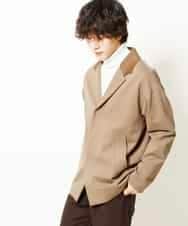 MKCAR34140 MK MICHEL KLEIN HOMME(MKミッシェルクランオム) ラペル型ジャケット ベージュ
