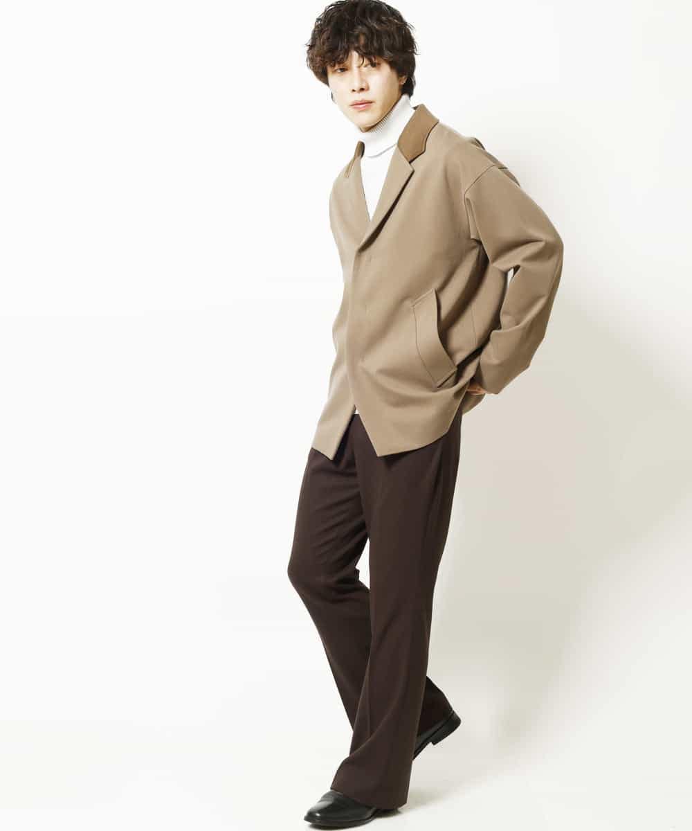 MKCAR34140 MK MICHEL KLEIN HOMME(MKミッシェルクランオム) ラペル型ジャケット ベージュ