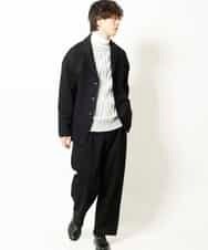 MKCAR34140 MK MICHEL KLEIN HOMME(MKミッシェルクランオム) ラペル型ジャケット ブラック