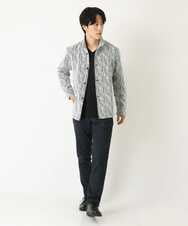MKCAS63120 MK MICHEL KLEIN HOMME(MKミッシェルクランオム) スタンドカラーブルゾン ネイビー(57)