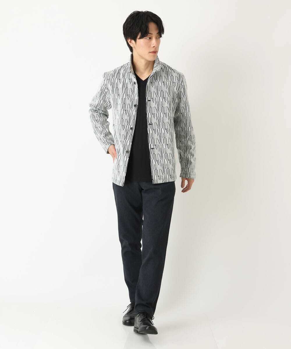 MKCAS63120 MK MICHEL KLEIN HOMME(MKミッシェルクランオム) スタンドカラーブルゾン ネイビー(57)