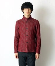 MKCAS63120 MK MICHEL KLEIN HOMME(MKミッシェルクランオム) スタンドカラーブルゾン パープル(77)