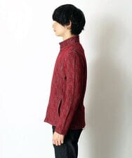 MKCAS63120 MK MICHEL KLEIN HOMME(MKミッシェルクランオム) スタンドカラーブルゾン パープル(77)