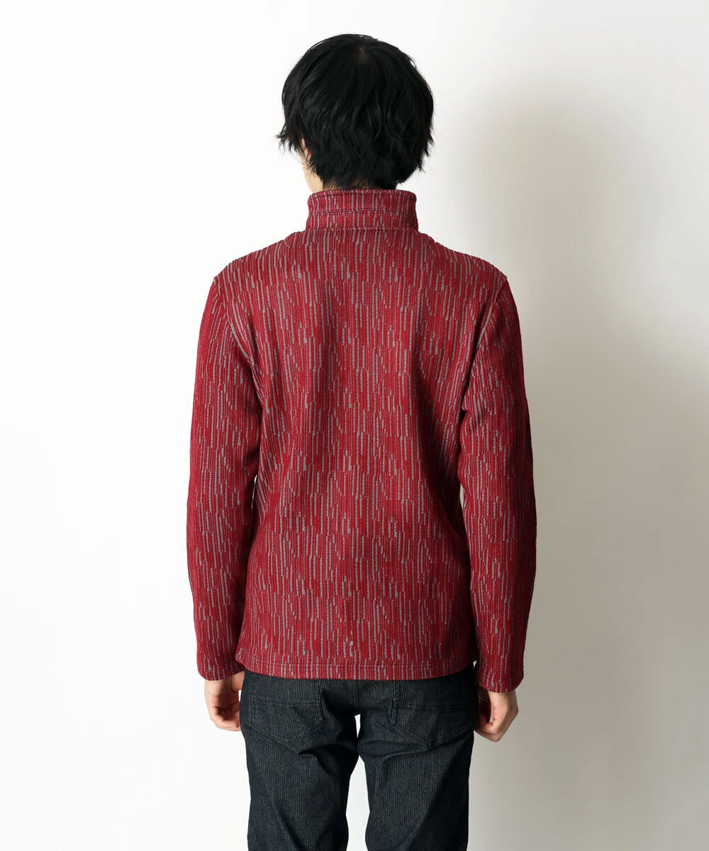 MKCAS63120 MK MICHEL KLEIN HOMME(MKミッシェルクランオム) スタンドカラーブルゾン パープル(77)