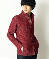 MKCAS63120 MK MICHEL KLEIN HOMME(MKミッシェルクランオム) スタンドカラーブルゾン パープル(77)