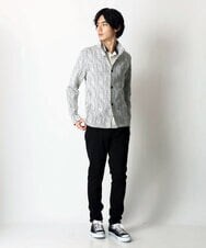 MKCAS63120 MK MICHEL KLEIN HOMME(MKミッシェルクランオム) スタンドカラーブルゾン グレー(92)