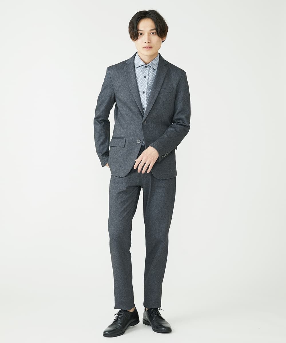 MKCAV55180 MK MICHEL KLEIN HOMME(MKミッシェルクランオム) TECテーラードジャケット  グレー(92)
