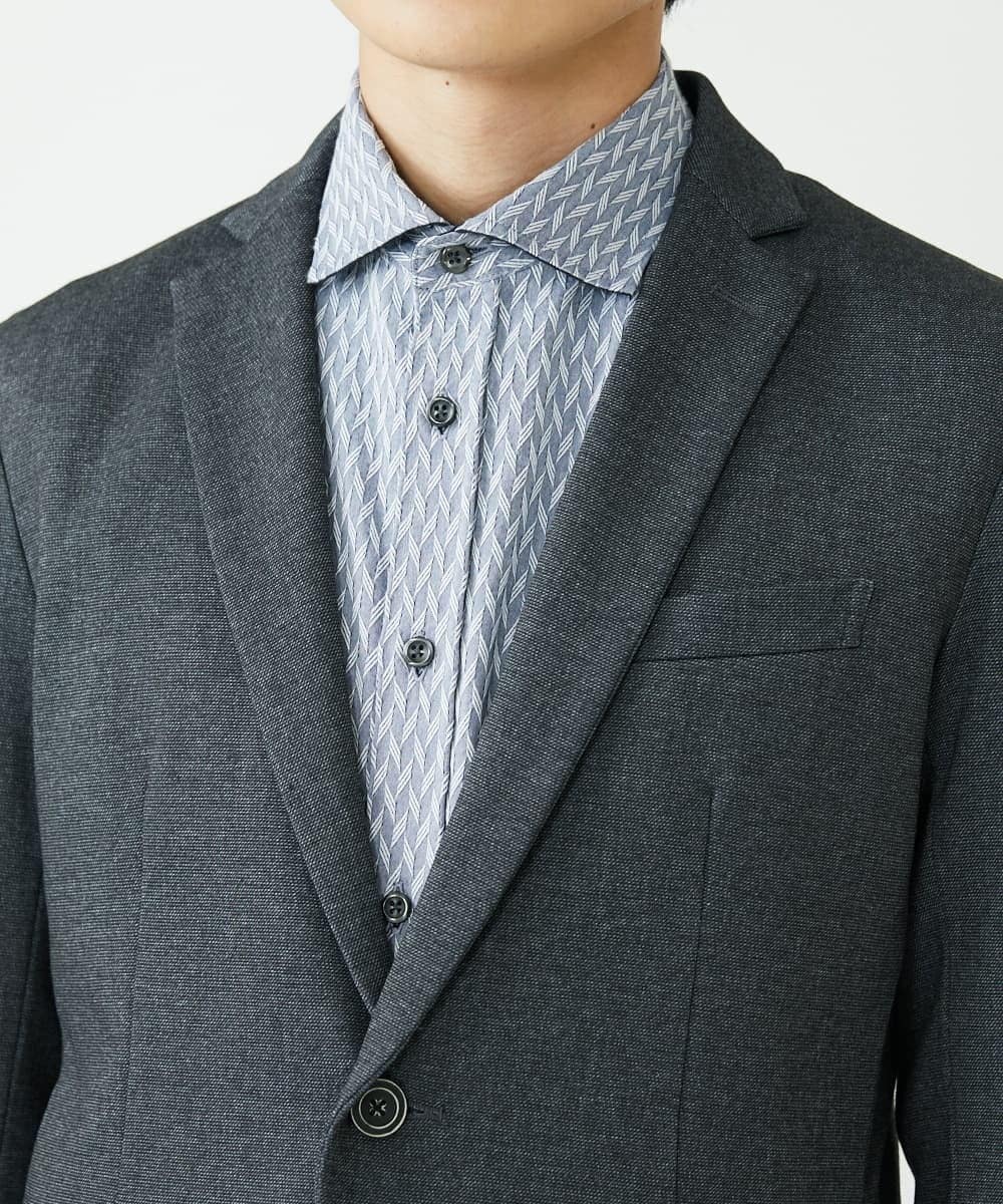 MKCAV55180 MK MICHEL KLEIN HOMME(MKミッシェルクランオム) TECテーラードジャケット  グレー(92)
