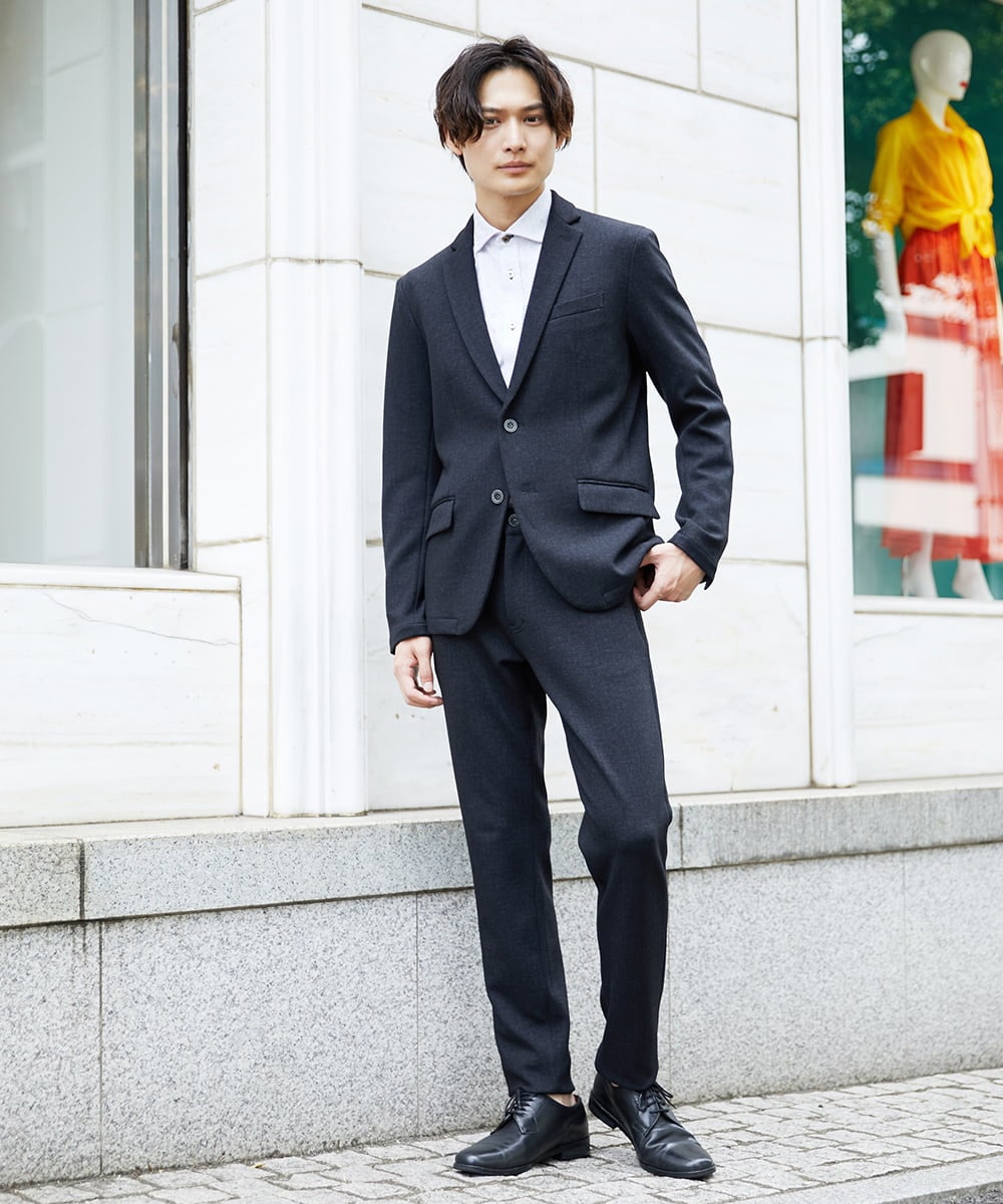 MKCAV55180 MK MICHEL KLEIN HOMME(MKミッシェルクランオム) TECテーラードジャケット  ブラック(94)