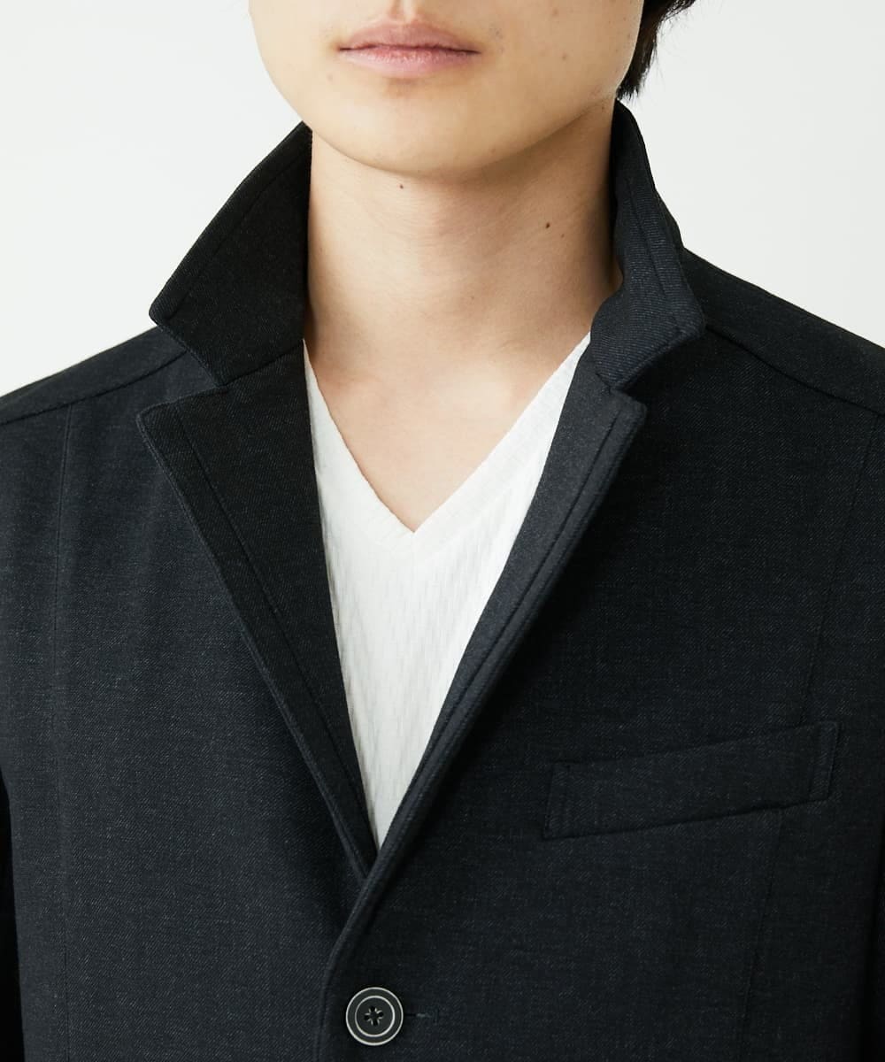 MKCAV56220 MK MICHEL KLEIN HOMME(MKミッシェルクランオム) TEC EASY コンバーチブルジャケット / セットアップ ブラック(94)