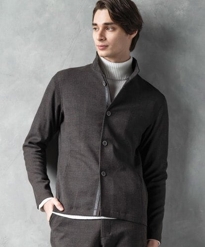 MKCAV60150 MK MICHEL KLEIN HOMME 【WEB限定】WOOL MIXスタンドカーデ