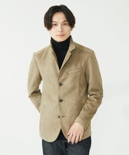 MKCAV62220 MK MICHEL KLEIN HOMME(MKミッシェルクランオム) スエードタッチ コンバーチブルジャケット カーキ(36)