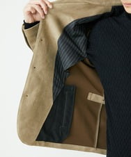 MKCAV62220 MK MICHEL KLEIN HOMME(MKミッシェルクランオム) スエードタッチ コンバーチブルジャケット カーキ(36)