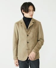 MKCAV62220 MK MICHEL KLEIN HOMME(MKミッシェルクランオム) スエードタッチ コンバーチブルジャケット カーキ(36)