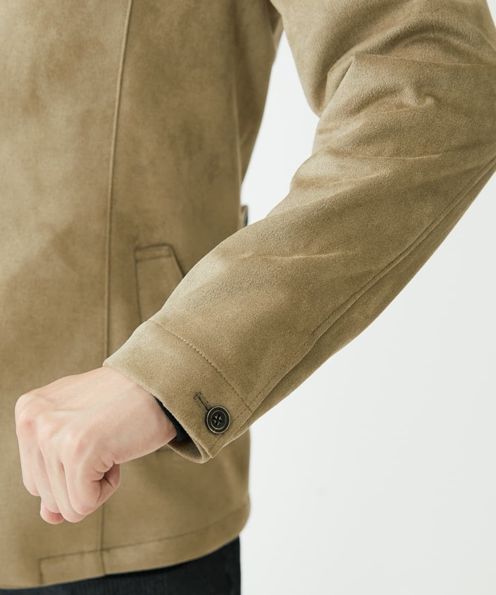 MKCAV62220 MK MICHEL KLEIN HOMME(MKミッシェルクランオム) スエードタッチ コンバーチブルジャケット カーキ(36)