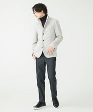 MKCAV62220 MK MICHEL KLEIN HOMME(MKミッシェルクランオム) スエードタッチ コンバーチブルジャケット ライトグレー(91)